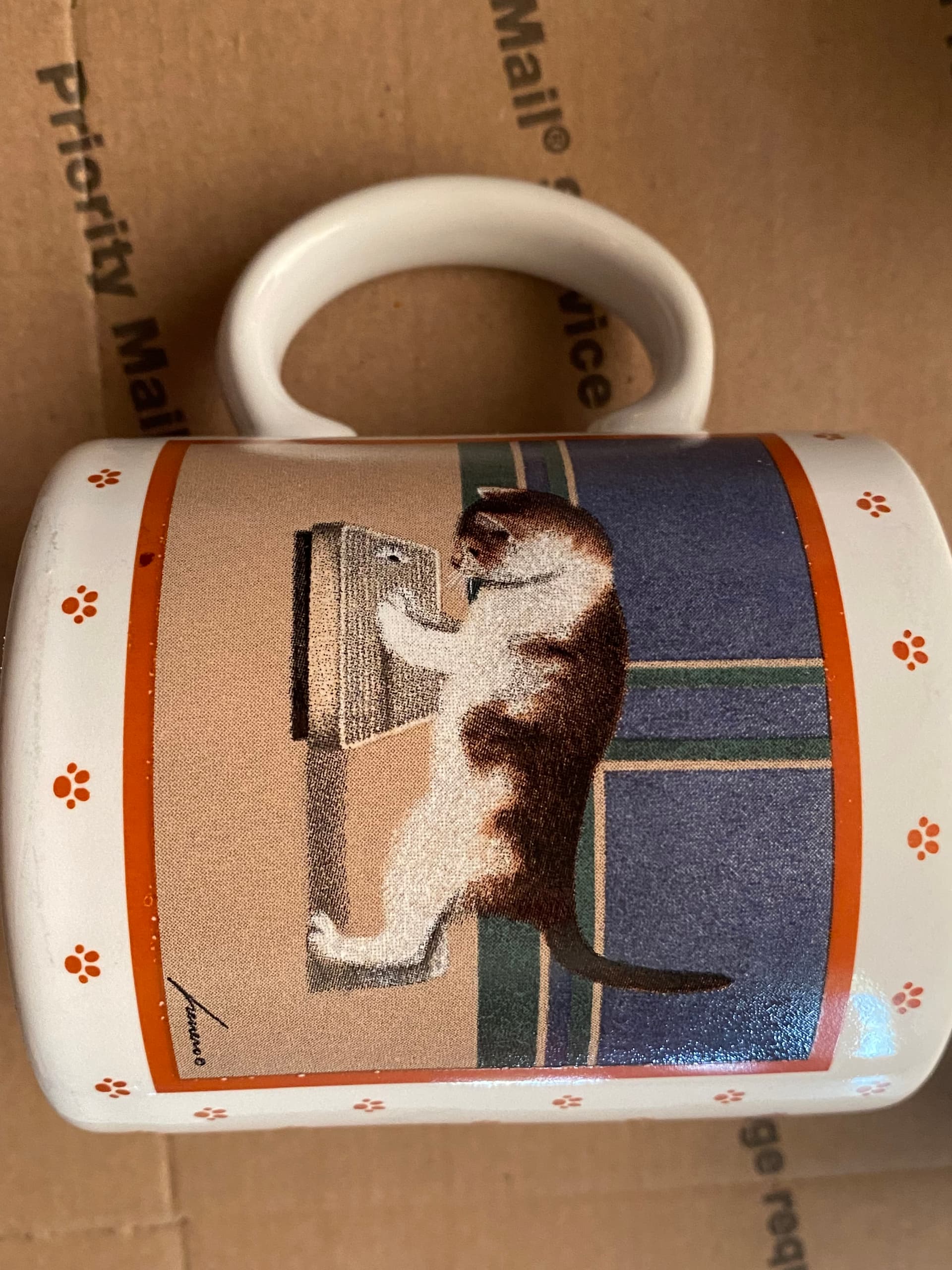 Vintage Cat Mugs by Lowell Herrero (image 2)
